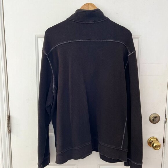 Tommy Bahama Men's Relax Black Half Zipper Spring Jacket Sz XXL - Picture 5 of 7